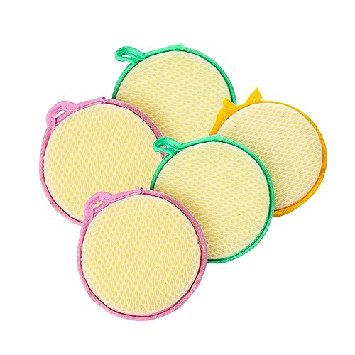 Image of Healifty 15 Pcs Cleaning Sponge Pad Cleaning Scouring Pad Dishwashing Pad Sponge for Dishwashing Sponge Mat Non-Stick Oil Dish Towels