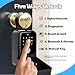 Matrix II Smart Key Lock Box by LINKSTYLE — Includes WiFi Hub (2.4GHz wi-fi only) for Remote Access, Waterproof, Wall mountable, 5-Unlock Modes, for Airbnb, Realtors, Hotels, Car Rentals