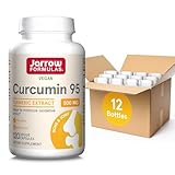 Jarrow Formulas Curcumin 95 500 mg, Turmeric Curcumin Extract for Antioxidant Support, Bone and Joint Support Dietary Supplement, 120 Veggie Capsules, Up to 120 Servings(Pack of 12)