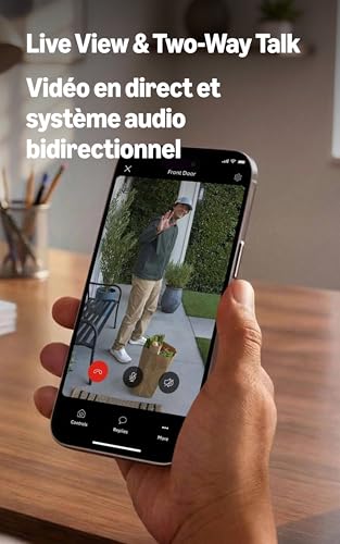 Ring Wired Doorbell (newest model), Wide-Angle Retinal 2K, up to 6x Enhanced Zoom, pair with Alexa+ or Ring Chime for in-home alerts, Speckled Gray
