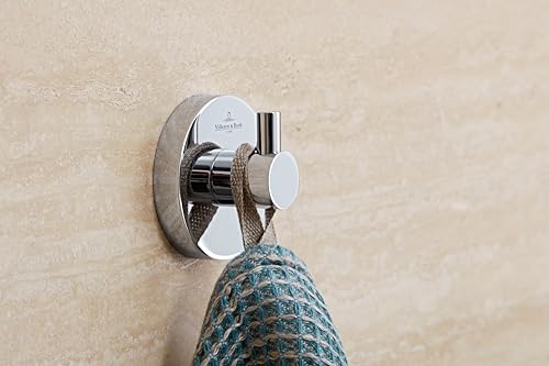 Villeroy & Boch Elements, Tender Towel Hook, Towel Holder for Wall Installation Towel Hook Made from zinc, Bathroom Accessory - Image 2