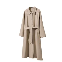 Women Long Trench Coat Overcoat