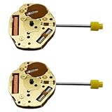 miyota werk ausbauen Typ: GL20 Youbones 2X Quarz Uhr Werk mit Verstellbarem Vorbau, Jedoch Ohne Batterie für 2 Stifte für Japan Miyota GL20