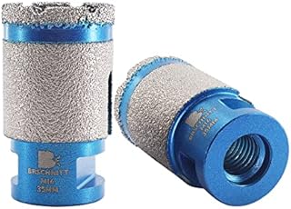 Diamond Core Drill Bit - BRSCHNITT Diamond Finger Milling Bit 68mm for Drilling Enlarging Shaping Round Bevel Holes in Porcelain,Ceramic,Granite,Marble M14 thread