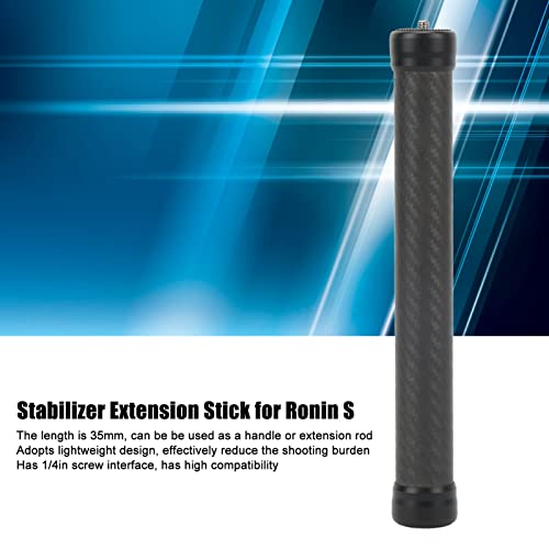 Carbon Fiber Extension Monopod Pole, Camera Stabilizer Extension Pole, 25cm Lightweight but Strong 1/4" Universal Rod - Image 2