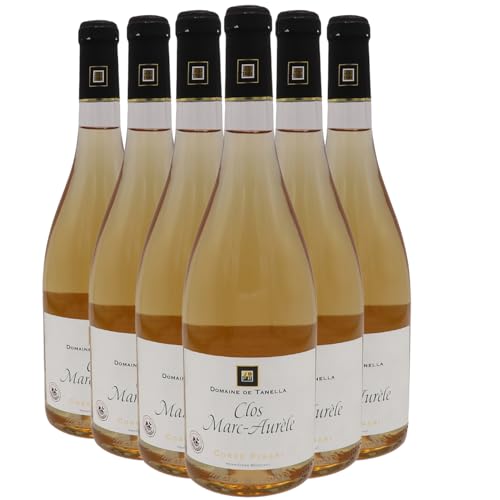 Corse Figari Clos Marc-Aurèle rosado 2023 - Domaine de Tanella - DOP - Córcega - Francia - Variedades de uva Niellucciu - 6x75cl