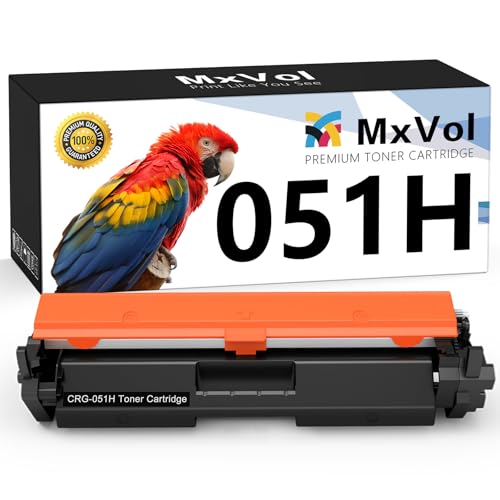 MxVol 051H 051 Toner Cartridge Black Replacement for Canon 051 051H CRG051