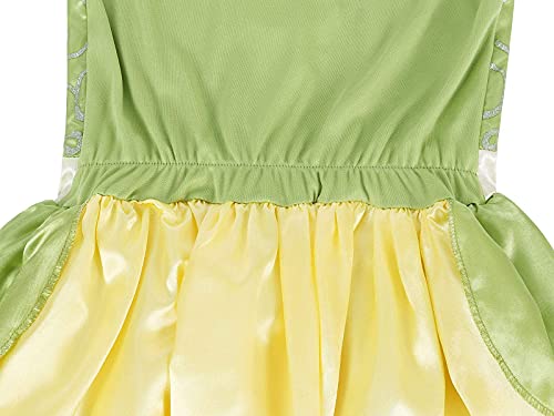 Vestido de princesa rana verde para niñas 3-4 T miniatura 5