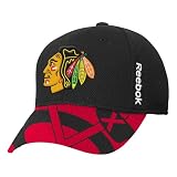 Outerstuff NHL Youth Boys Fitmax'70 Draft Baseball Cap, OSFM, Chicago Blackhawks Team Color