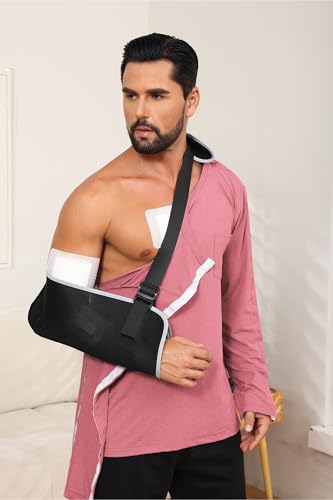 HORSSLE Post Shoulder Surgery Shirt, Comfy Wear After Surgery Shirts, Full Open Side Snap Chemo & Dialysis