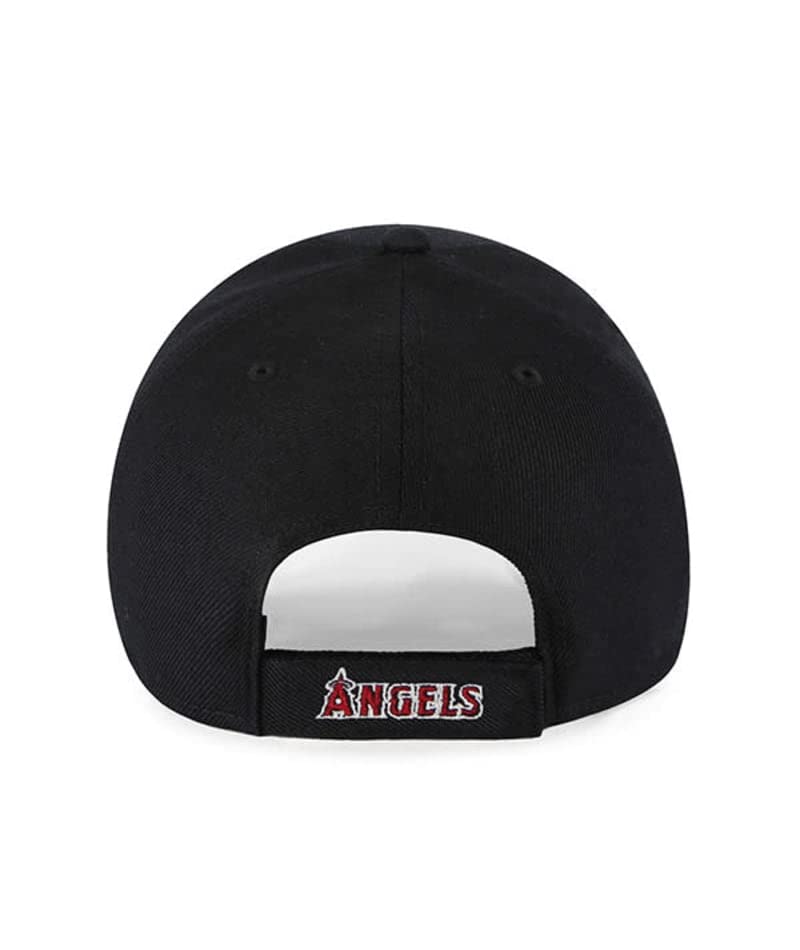 Gorra ajustable Los Angeles Angels negra miniatura 2