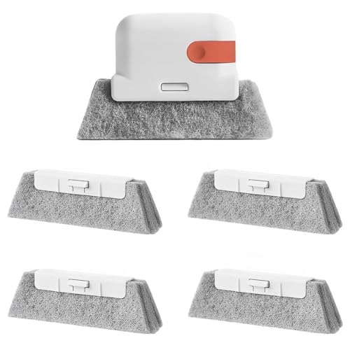 NHQZ 5-in-1-Spazzola Universale per Pulire la Guida della Finestra spazi e Piccoli cornici Strumento di Pulizia per la Cucina