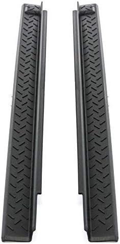Red Hound Auto 2007-2018 Compatible with Jeep Wrangler 2 Door JK Black Door Sill Guards Scratch Threshold Sill Protectors