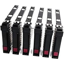 6-Pack 2.5" SSD Mount 378343-002 500223-001 HDD Caddy Compatible for HP G5 G6 G7 DL380 DL360 DL580 BL460c ML350 ML370 ML570