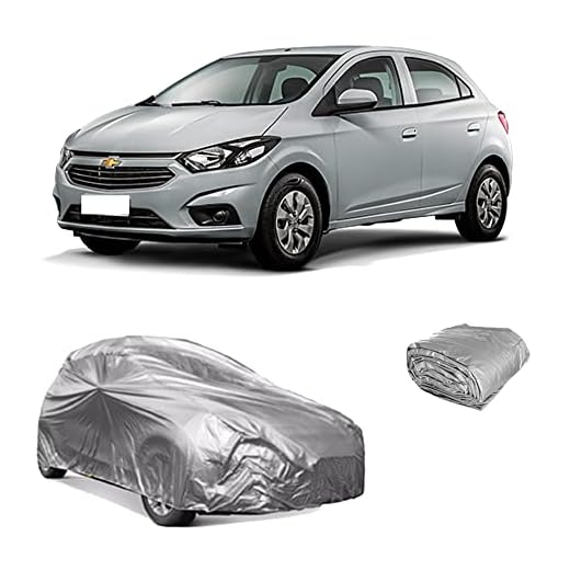 Capa Para Cobrir Carro Onix Hatch Forrada, Impermeável, Anti-U.V. - Protege do Sol, Chuva e Poeira - LOPEZCAR