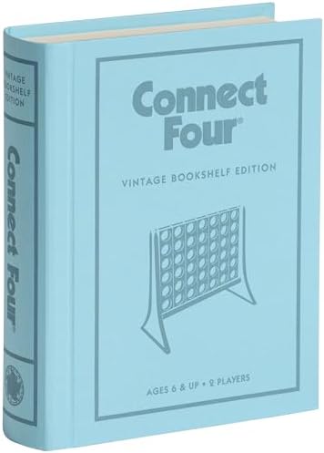 WS Game Company Connect Four Vintage Bookshelf Edition
