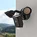 HOLACA Sun Rain Shade Camera Cover for R-ing Floodlight Cam Wired Plus (Black)