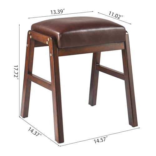 Asiento de banco de tocador ergonomico que alivia la espalda 3