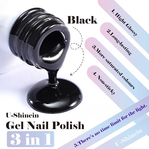Esmalte de gel negro funcional miniatura 5