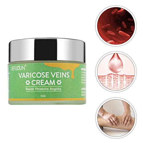 EXCEART Caixa 1 Varizes Alívio Creme Alívio Flebite Angiite Dor Pernas Creme