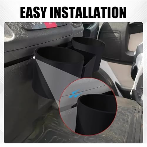 Double porte bouteille Citroën Relay ajustement précis 3D pour console centrale - 3