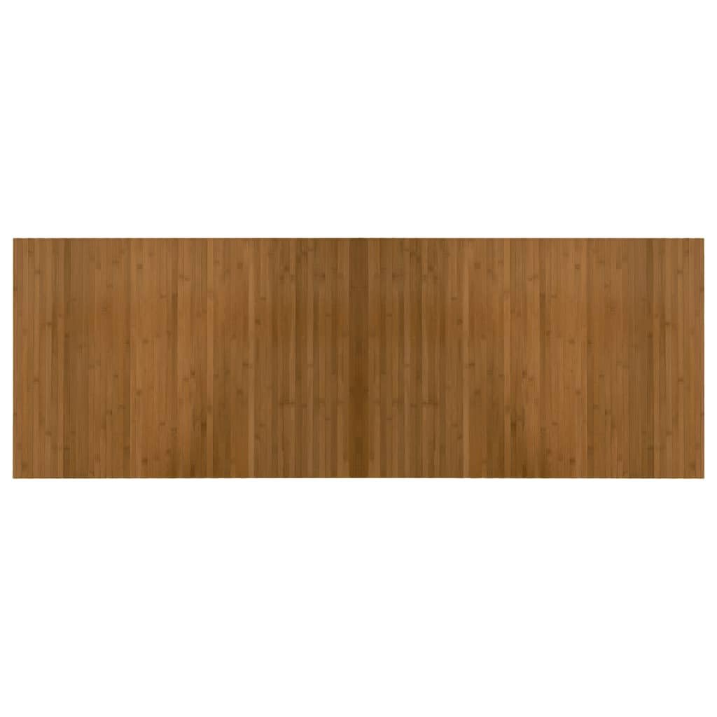 Tapis en bambou moderne marron 70x200 cm pour tapis de chambre et salon