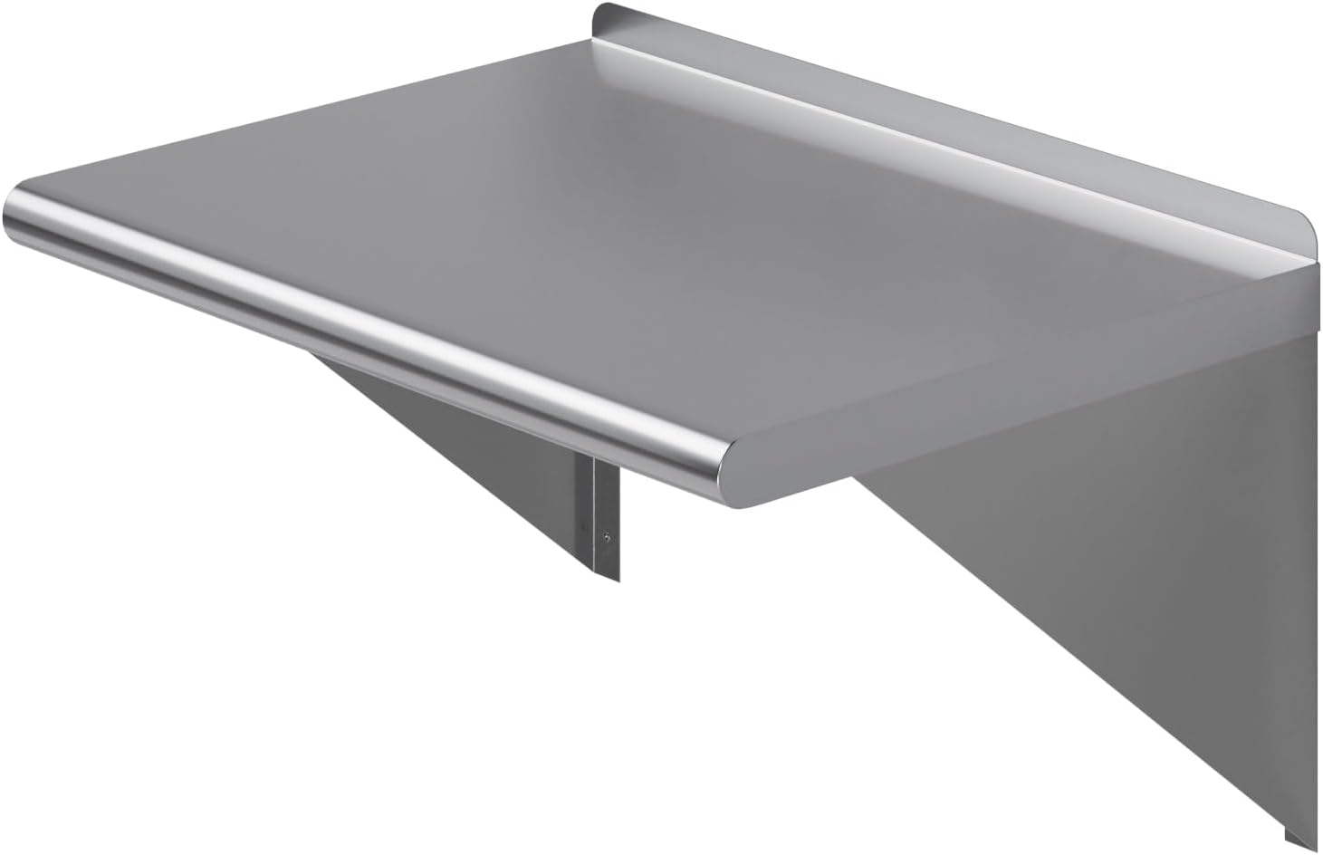 AmGood 18" X 24" Stainless Steel Wall Shelf | NSF | Metal Shelving | Garage, Laundry, Storage, Utility Room | Restaurant, Commercial Kitchen