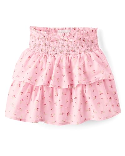 The Children's Place,Girls,Tiered Ruffle Skirt,Cameo Floral Tiered,X-Large