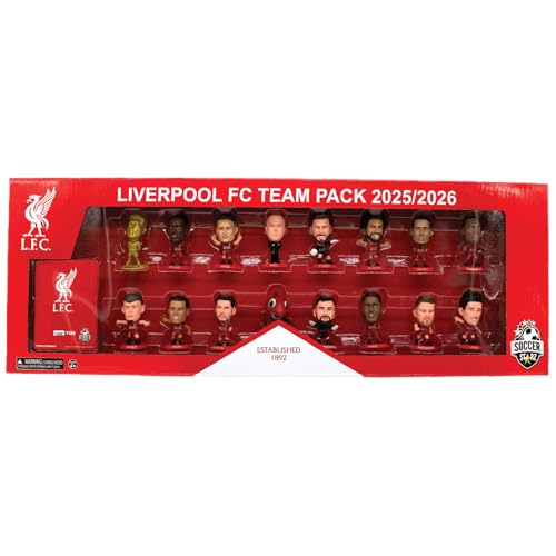 SoccerStarz - Liverpool 16 figure Team Pack (2025/26 Version) /Figures