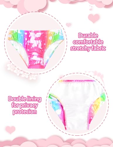 Girls Rash Guard Swimsuit Two Pieces Adorable Swimswear Quick Dry Bathing Suit Long Sleeve4