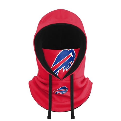 FOCO NFL unisex-adult Nfl Team Logo Alternate Color Drawstring Winter Cap Hooded Gaiter Balaclava Face Cover