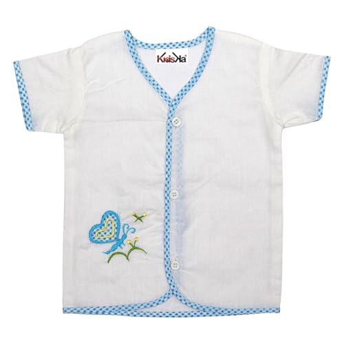 Image of New Born Baby Dress Pure Cotton Jhabla /Jhabla For New Born Baby(0-6 Month)-Pack of 4