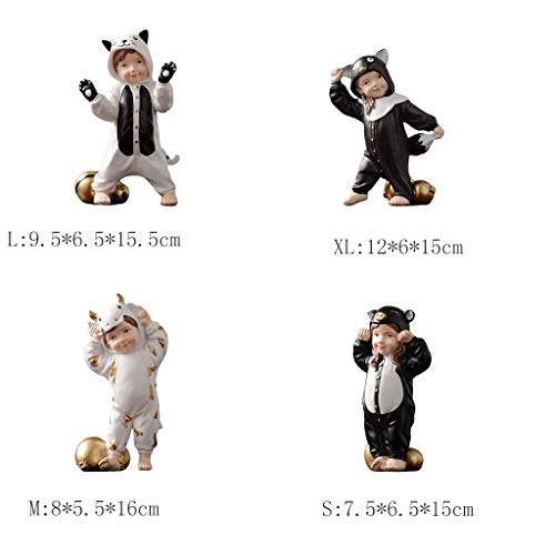 Statue moderne minimaliste pour meuble TV et décoration d'armoire à vin - 5