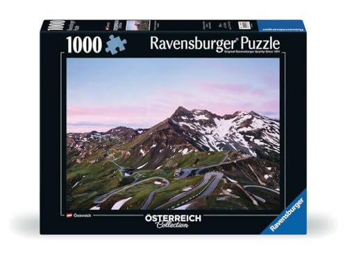 Puzzle 1000 piezas Ravensburger de paisaje de montaña alpina para desconectar en casa