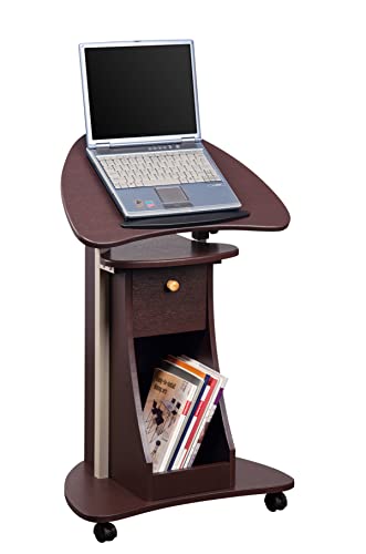 Techni Mobili RTA-B005-CH36 Sit-To-Stand Rolling Adjustable Storage Medical Laptop Computer Cart thumb #10
