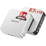 【欧州受賞・全新升级】GEEKOM A6 ミニpc AMD Ryzen 7 6800H搭載（7730U/6650U/6850Uより高性能）128GB DDR5+6TB SSD（拡張可能）3年保証｜Radeon 680M｜USB4：外付けGPUが可能｜4画面8K｜SDカード｜WiFi 6E・2.5G LAN｜Win 11 Pro｜在宅/オフィス/動画編集/ゲーミング向けmini pc
