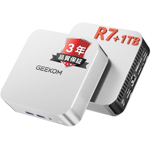 Amazon.co.jp: 【欧州受賞・全新升级】GEEKOM A6 ミニpc AMD Ryzen 7