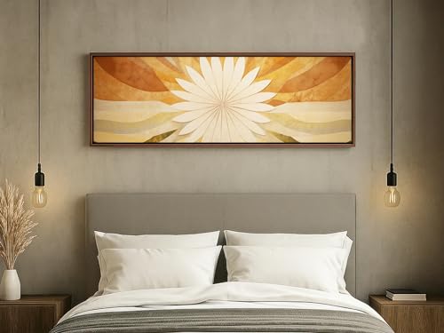 Art mural horizontal long décoration murale maison bohème 70x210 - 3