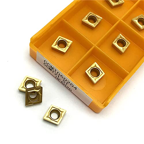 10 piezas CCMT060204 CCMT060208 VP15TF plaquitas carburo interno miniatura 2