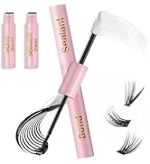 Pegamento para Pestañas Bond and Seal, 2 En 1 Pegamento para Pestañas De Racimo,Racimo Secado Ráp...