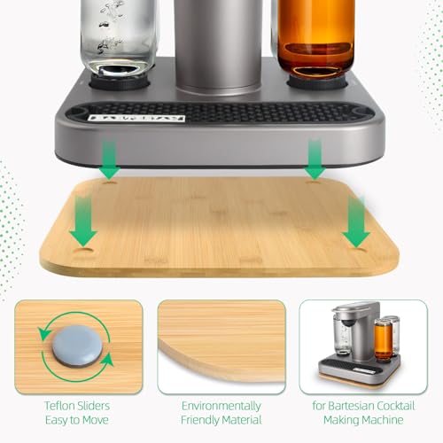 Sliding Tray Sliders for Bartesian- Appliance Sliders for Kitchen Bartesian Cocktail Machine - Slider Tray for Countertop Cocktail Maker - Thumbnail 3