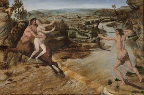XcBAIHOUD Pinturas Famosas Figura Pintura Famosos Cuadros Ercole e Deianira di Antonio Pollaiolo para Regalo 60x90cm