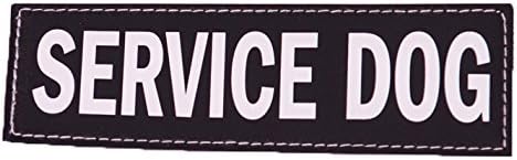 EzyDog Side Badge - Clearly Identifies Your Dog When Wearing The Convert Dog Harness - Set of Two Badges (Service Dog, Large)