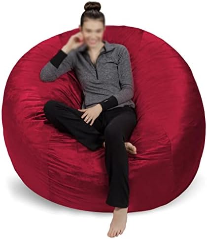 Bean Bag Tatami Chair Bedroom Living Room Furniture Large Round Soft Fluffy image 2