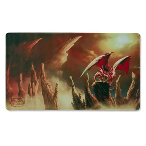​Dragon Shield Playmat – Standard Size TCG Playmat with Stitched Edges & Non-Slip Rubber Backing – Included Tube for Transport & Protection | Rubis
