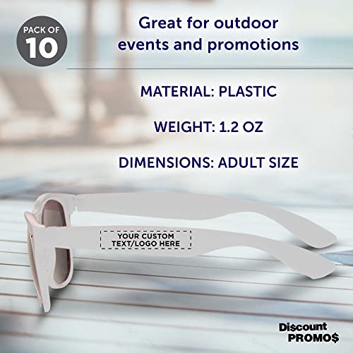 DISCOUNT PROMOS Sunglasses - Plastic Tahiti Glasses - Classic Style Sunglass4