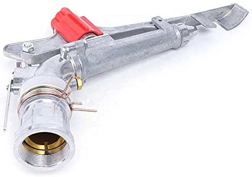 Silencear 2'' Agricultural Irrigation Spray Gun, 360°Large-Area Irrigation Spray Gun Garden Farm Watering Sprinkler for Farms, Orchards, Tea Gardens, Forestry