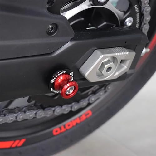 Image of 10MM 450SS Swing Arm Spools Sliders Fit For CFMOTO 450SS / 450NK / 650NK / ibex450 Stand Frame Slider Crash Bar Accessories,CNC T6061 Aluminum (Black)
