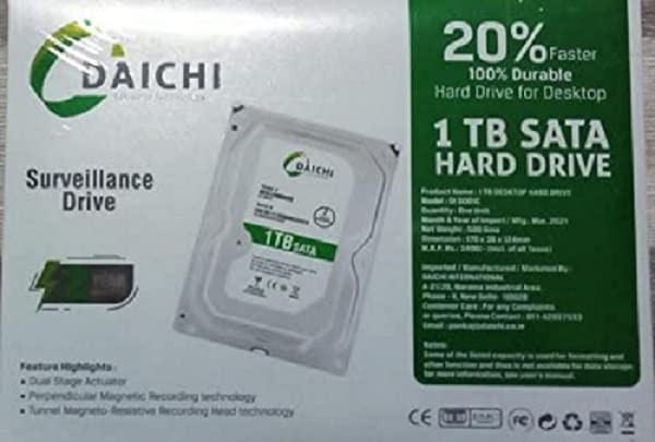 1 TB SATA 3.5 Inch Desktop Internal Hard Drive with 2 Year Warranty (B0BTHW2N45) Amazon Price History, Amazon Price Tracker