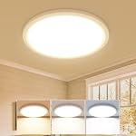 slochi – slochi Deckenlampe LED Deckenleuchte Flach 18W, Ø22CM, 3Farb